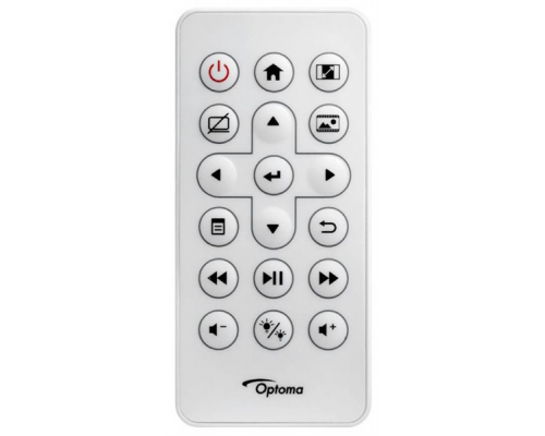 Проектор Optoma ML1050ST (DLP, WXGA(1280x800), LED 1000Lm, 20000:1, HDMI+MHL, VGA, micro SD-карта, USB-A, Audio-Out 3.5mm,  1*1W speaker, Mobile - 0.42кг)