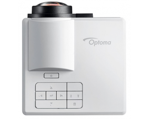 Проектор Optoma ML1050ST+ (DLP, WXGA(1280x800), LED 1000Lm, 20000:1, HDMI+MHL, Unibersal I/O VGA, micro SD-карта, USB-A, Audio-Out 3.5mm,  1*1W speaker, Mobile - 0.42кг)
