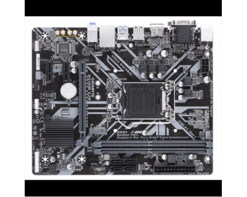 Материнская плата GIGABYTE H310M S2H V1.1 / LGA1151 H310 PCI-E Dsub+DVI+HDMI GbLAN SATA MicroATX 2DDR4 RTL