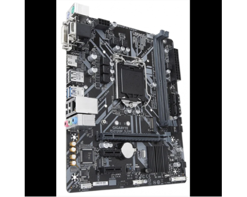 Материнская плата GIGABYTE H310M S2H V1.1 / LGA1151 H310 PCI-E Dsub+DVI+HDMI GbLAN SATA MicroATX 2DDR4 RTL