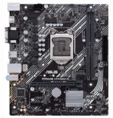 Материнская плата ASUS PRIME H410M-D, LGA1200, H410, 2*DDR4, D-Sub + HDMI, SATA3, Audio, Gb LAN, USB 3.2*4, USB 2.0*6, COM*1, LPT*1 header (w/o cable), mATX ; 90MB13U0-M0EAY0                                                                            