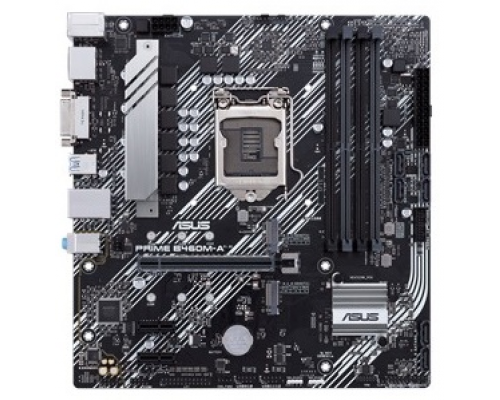 Материнская плата ASUS PRIME B460M-A, LGA1200, B460, 4*DDR4, D-Sub + DVI + HDMI, SATA3 + RAID, Audio, Gb LAN, USB 3.2*6, USB 2.0*6, COM*1 header, LPT*1 header (w/o cable), mATX ; 90MB13E0-M0EAY0