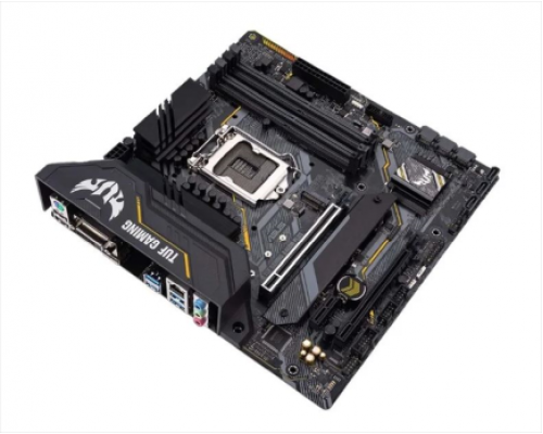 Материнская плата ASUS TUF GAMING B460M-PLUS, LGA1200, B460, 4*DDR4, DP+DVI+HDMI, , SATA3 + RAID, Audio, Gb LAN, USB 3.2*6, USB 2.0*6, COM*1 header (w/o cable), mATX ; 90MB1450-M0EAY0