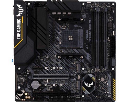 Материнская плата ASUS TUF GAMING B450M-PRO II, Socket AM4, B450, 4*DDR4, DVI+HDMI, CrossFireX, SATA3 + RAID, Audio, Gb LAN, USB 3.1*6, USB 2.0*6, COM*1 header (w/o cable), mATX ; 90MB1610-M0EAY0