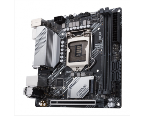 Материнская плата ASUS PRIME PRIME B460I-PLUS, LGA1200, B460, 2*DDR4, DP + HDMI, SATA3 + RAID, Audio, Gb LAN, USB 3.2*4, USB 2.0*2, COM*1 header, mITX ; 90MB14X0-M0EAY0