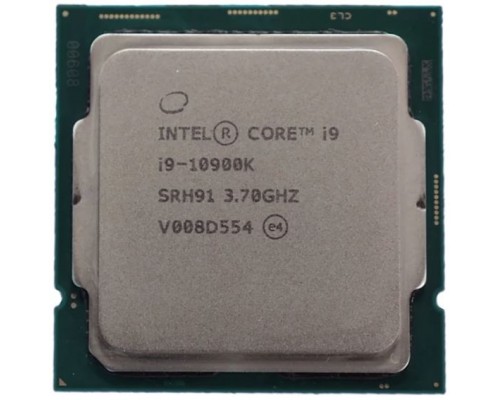 Центральный процессор CPU Intel Core i9-10900K (3.7GHz/20MB/10 cores) LGA1200 OEM, UHD G630, TDP 125W, max 128Gb DDR4-2933, CM8070104282844SRH91