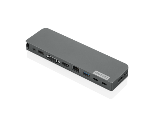 Стыковочная станция Lenovo USB-C Mini Dock ( 1xHDMI 2.0, 1x VGA (Only one external display can be connected on the dock at one time), 1xUSB-C 3.1 Gen1, 1xUSB-A 3.1 Gen1, 1xUSB2.0, 1xAudio Ports(3.5mm) 1xRJ45