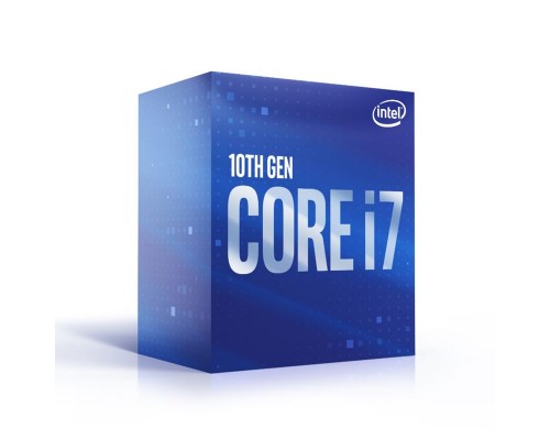 Процессор CPU Intel Core i7-10700 (2.9GHz/16MB/8 cores) LGA1200 BOX, UHD630 350MHz, TDP 65W, max 128Gb DDR4-2933, 4BX8070110700SRH6Y