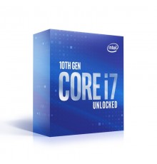 Процессор CPU Intel Core i7-10700K (3.8GHz/16MB/8 cores) LGA1200 OEM, UHD630 350MHz, TDP 125W, max 128Gb DDR4-2933, BX8070110700KSRH72                                                                                                                    