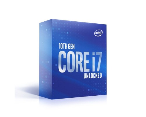 Процессор CPU Intel Core i7-10700K (3.8GHz/16MB/8 cores) LGA1200 OEM, UHD630 350MHz, TDP 125W, max 128Gb DDR4-2933, BX8070110700KSRH72