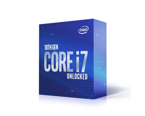 Процессор CPU Intel Core i7-10700K (3.8GHz/16MB/8 cores) LGA1200 OEM, UHD630 350MHz, TDP 125W, max 128Gb DDR4-2933, BX8070110700KSRH72