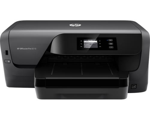 Принтер струйный HP OfficeJet Pro 8210 Printer (A4, 22(18) ppm, 256 Mb,Duplex, 1 tray 250, USB 2.0/Wi-Fi/10/100 Fast Ethernet, cartridges in box)