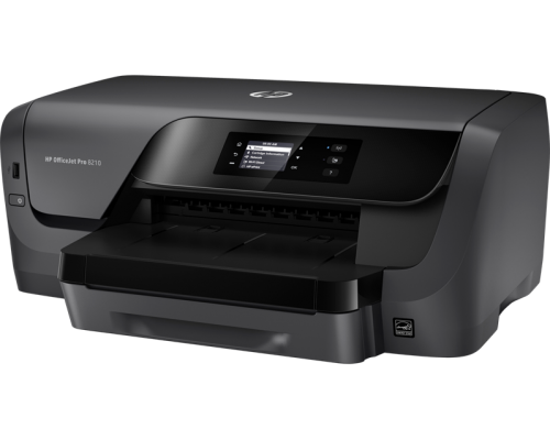 Принтер струйный HP OfficeJet Pro 8210 Printer (A4, 22(18) ppm, 256 Mb,Duplex, 1 tray 250, USB 2.0/Wi-Fi/10/100 Fast Ethernet, cartridges in box)