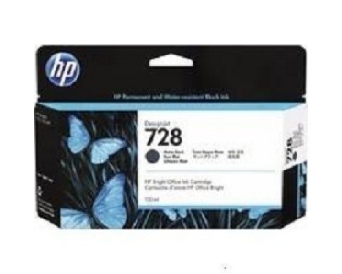 Картридж HP 728 для DJ Т730/Т830, черный матовый (130мл)