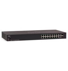 Коммутатор управляемый Cisco SG250-18 18-Port Gigabit Smart Switch                                                                                                                                                                                        