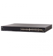 Коммутатор управляемый Cisco SX550X-24 24-Port 10GBase-T Stackable Managed Switch                                                                                                                                                                         