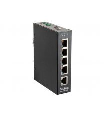 Коммутатор D-Link DIS-100E-5W/A1A, L2 Unmanaged Industrial Switch with 5 10/100Base-TX ports.1K Mac address, 802.3x Flow Control, Stand-alone, Auto MDI/MDI-X for each port, D-link Green technology, Metal case,                                         