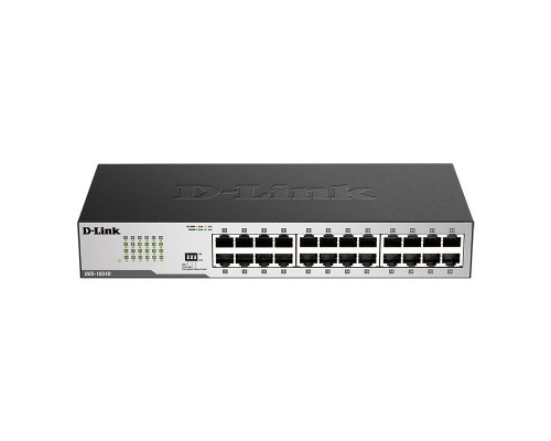 Коммутатор D-Link DGS-1024D/I1A, L2 Unmanaged Switch with 24 10/100/1000Base-T ports.16K Mac address, Auto-sensing, 802.3x Flow Control, Auto MDI/MDI-X for each port, 802.1p QoS, D-Link Green technology, Metal c