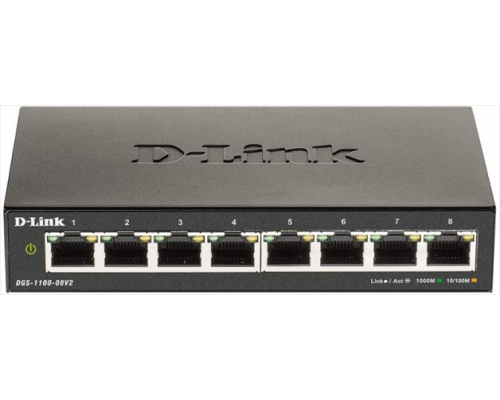 Коммутатор управляемый D-Link DGS-1100-08V2/A1A