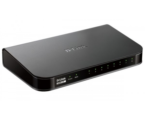 Маршрутизатор D-Link DSR-150/C1A, VPN Router with 1 10/100Base-TX WAN ports, 8 10/100Base-TX LAN ports and 1 USB ports.Firmware for Russia.1 10/100Base-TX WAN ports, 8 10/100Base-TX LAN ports, RJ45 Console port a