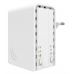 Медиаконвертер MikroTik PWR-LINE AP (supports Data over Powerlines) with 650MHz CPU, 64MB RAM, 1x 10/100Mbps LAN, built-in 2.4Ghz 802.11b/g/n 2x2 two chain wireless with integrated antennas, RouterOS L4, plastic cas