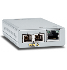 Медиаконвертер Allied Telesis TAA, 10/100/1000T to 1000LX/SC Single Mode Mini Media & Rate Converter, 10km                                                                                                                                                