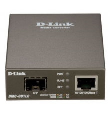 Медиаконвертер D-Link DMC-G01LC/C1A, Media Converter with 1 100/1000Base-T port and 1 100/1000Base-X SFP port.                                                                                                                                            
