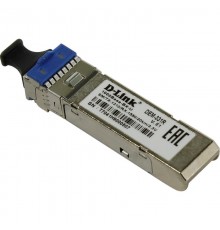Трансивер D-Link 331R/20KM/A1A, WDM SFP Transceiver with 1 1000Base-BX-U port. Up to 20km, single-mode Fiber, Simplex LC connector, Transmitting and Receiving wavelength: TX-1310nm, RX-1550nm, 3.3V power.                                              