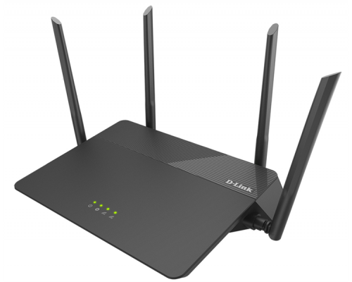 Беспроводной маршрутизатор D-Link DIR-878/RU/R1B, Wireless AC1900 3x3 MU-MIMO Dual-band Gigabit Router with 1 10/100/1000Base-T WAN port, 4 10/100/1000Base-T LAN ports.802.11b/g/n compatible, 802.11AC up to 1300Mbps, 3x3 MU-MI