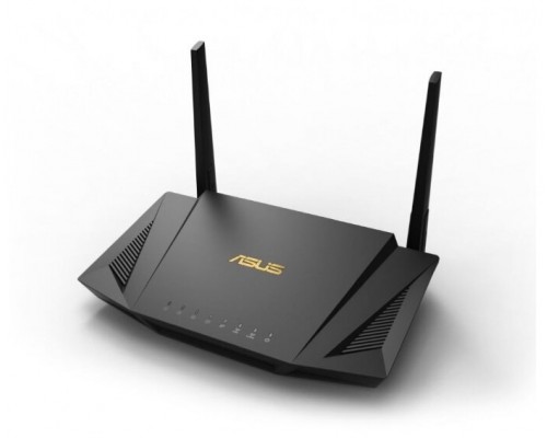 Беспроводной маршрутизатор ASUS RT-AX56U // роутер  802.11b/g/n/ac/ax, до 574 + 1201 Mbps, 2,4 + 5 гГц, 2 антенны, USB ; 90IG05B0-BO3H00