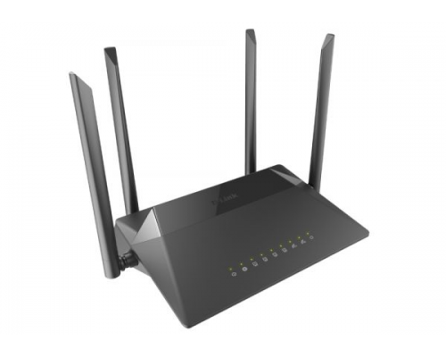 Беспроводной маршрутизатор D-Link DIR-842/RU/R1M, Wireless AC1200 Dual-Band Router with 1 10/100/1000Base-T WAN port and 4 10/100/1000Base-T LAN ports.802.11b/g/n compatible, 802.11AC up to 866Mbps,1 10/100/1000Base-T WAN port