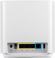 Беспроводной маршрутизатор ASUS XT8 (W-2-PK) // роутер, из 2 точек доступа, 802.11b/g/n/ac/ax, до 574 + 4804Мбит/c, 2,4 + 5 гГц, белый ; 90IG0590-MO3G80                                                                                                  