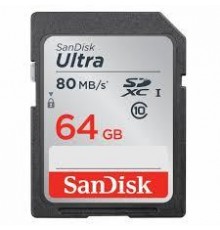 Карта памяти SDXC 64GB UHS-I SDSDUN4-064G-GN6IN SANDISK                                                                                                                                                                                                   