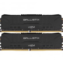 Оперативная память Crucial 16GB Kit (8GBx2) DDR4 3000MT/s CL15 Unbuffered DIMM 288 pin Ballistix Black                                                                                                                                                    