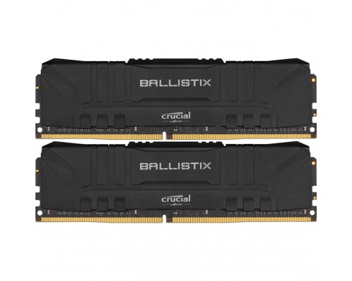 Оперативная память Crucial 16GB Kit (8GBx2) DDR4 3000MT/s CL15 Unbuffered DIMM 288 pin Ballistix Black