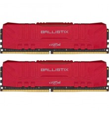 Оперативная память Crucial 16GB Kit (8GBx2) DDR4 3000MT/s CL15 Unbuffered DIMM 288 pin Ballistix Red                                                                                                                                                      