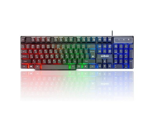Проводная игровая клавиатура Defender Mayhem GK-360DL RU,RGB подсветка,19 Anti-Ghost