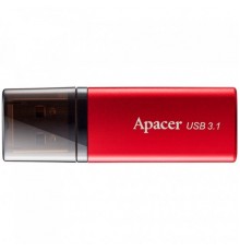 Брелок USB-флэш 128GB Apacer AH25B USB Flash AP128GAH25BR-1 USB 3.1 Gen 1, Red/Black, Metal case, RTL (916303)                                                                                                                                            