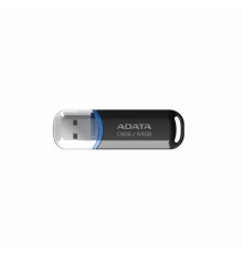 Брелок USB-флэш 64GB ADATA C906 USB Flash [AC906-64G-RBK] USB 2.0, Black, RTL (773353)                                                                                                                                                                    
