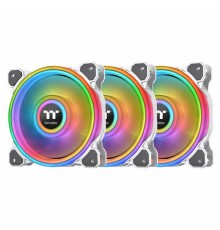 Вентилятор для корпуса Riing Quad 12 RGB Radiator Fan White TT Premium Edition 3Pack [CL-F100-PL12SW-A] Thermaltake                                                                                                                                       