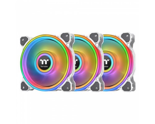 Вентилятор для корпуса Riing Quad 12 RGB Radiator Fan White TT Premium Edition 3Pack [CL-F100-PL12SW-A] Thermaltake