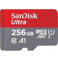 Карта памяти MICRO SDXC 256GB UHS-I W/A SDSQUA4-256G-GN6MA SANDISK                                                                                                                                                                                        