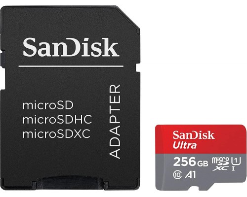 Карта памяти MICRO SDXC 256GB UHS-I W/A SDSQUA4-256G-GN6MA SANDISK