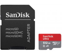 Карта памяти MICRO SDXC 512GB UHS-I W/A SDSQUA4-512G-GN6MA SANDISK                                                                                                                                                                                        