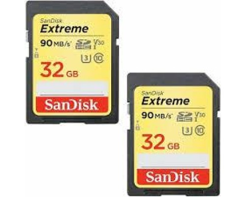 Карта памяти SDHC 32GB UHS-I 2PACK SDSDXVE-032G-GNCI2 SANDISK