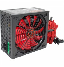 Блок питания для ПК Ginzzu PC600 14CM(Red) 80+ black,APFC,24+4p,2 PCI-E(6+2), 5*SATA, 4*IDE,оплетка, кабель питания,цветная коробка RTL                                                                                                                   