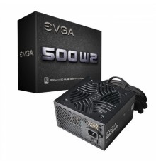 Блок питания для ПК EVGA 500 W2 100-W2-0500-K2 80+ white 500W                                                                                                                                                                                             