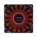 Вентилятор LPCP12N-R, DUO PACK,  FAN 2x120mm, 900rpm, 40.18CFM, 16dBA, Dynamic Red LED, 3pin, RTL