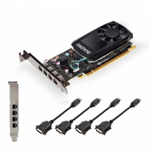 Видеокарта NVIDIA Quadro P620 (VCQP620DVIV2-PB)   2Gb PCI Express 3.0 16x GDDR5  (RTL) 4xminiDP                                                                                                                                                           