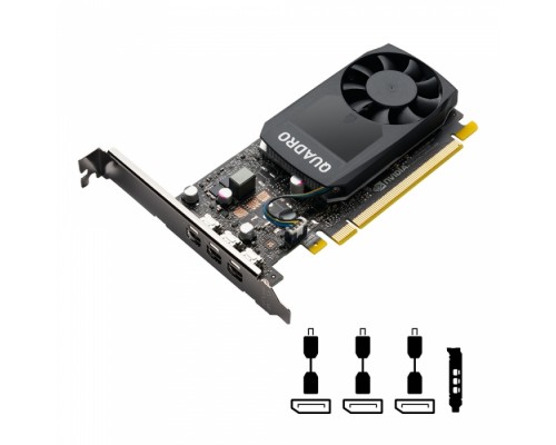 Видеокарта NVIDIA Quadro P400 V2 (VCQP400DVIV2-PB) 2GB,PCI-Ex16 GEN3 RTL